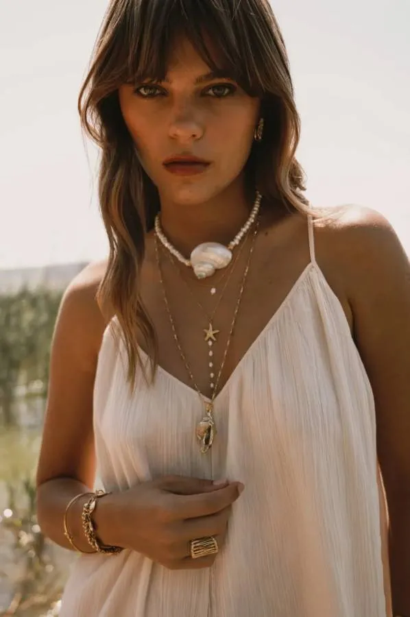 ALMYNOMA - Γυναικείο κολιέ Dreamer Gold
