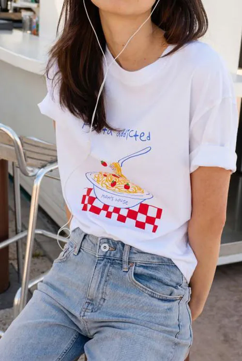 LUMINA - Γυναικειο T-Shirt LD5491 Λευκό