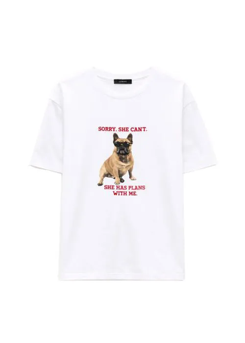 LUMINA - Γυναικειο T-Shirt LD5457 Λευκό