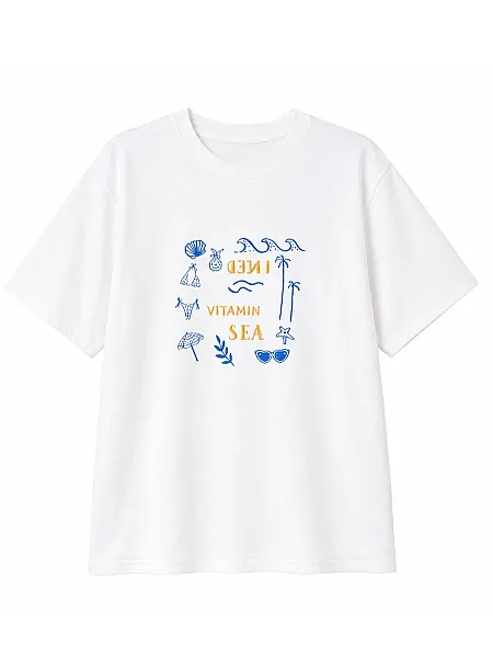 LUMINA - Γυναικειο T-Shirt LD3032 Λευκό