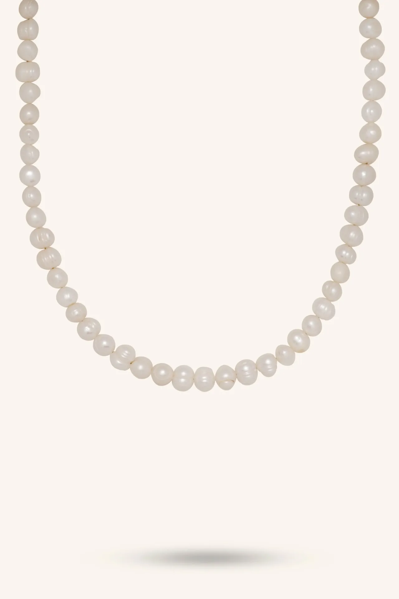 ALMYNOMA - Γυναικείο κολιέ Saltwater Pearls