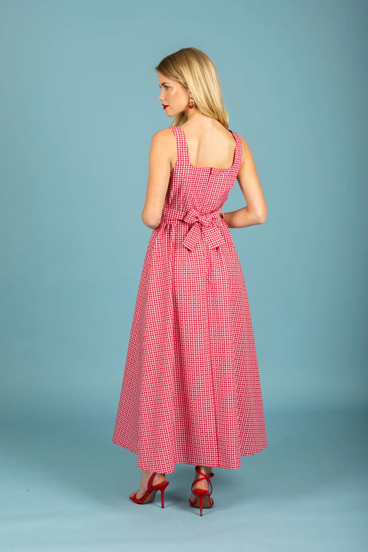 CHATON - Γυναικείο φόρεμα Aelia 131-81875-Red (516)