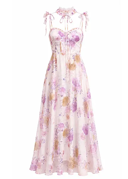 GLAM Exclusive Collection - Γυναικείο φόρεμα 292-14-110 Ρόζ