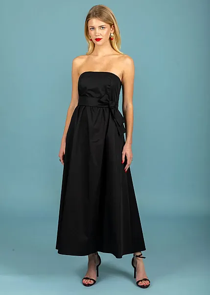 CHATON - Γυναικείο Φόρεμα Toni 131-81915-Jet Black (899) Μαύρο