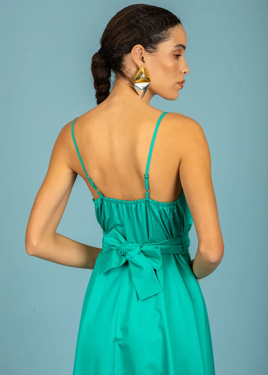CHATON - Γυναικείο Φόρεμα Nina 131-81857-Emerald (663) Πράσινο