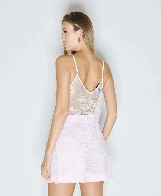 ACCESS - Γυναικείο Τοπ δαντέλα με τιράντες 63-2610 OFF WHITE