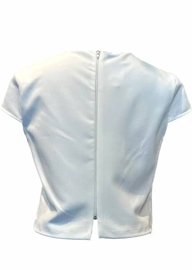 ACCESS - Γυναικεία μπλούζα με άνοιγμα μπροστά 34-2047-266 Off white