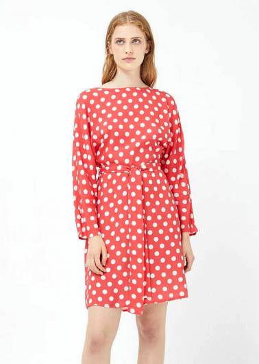 COMPANIA FANTASTICA - Γυναικείο Κοντό Φόρεμα 41C/12012 Κόκκινο