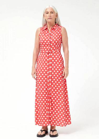 COMPANIA FANTASTICA - Γυναικείο Φόρεμα 41C/12013 Κόκκινο