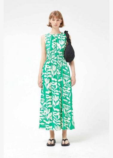 COMPANIA FANTASTICA - Γυναικείο Maxi Φόρεμα 41C-43006 Πράσινο