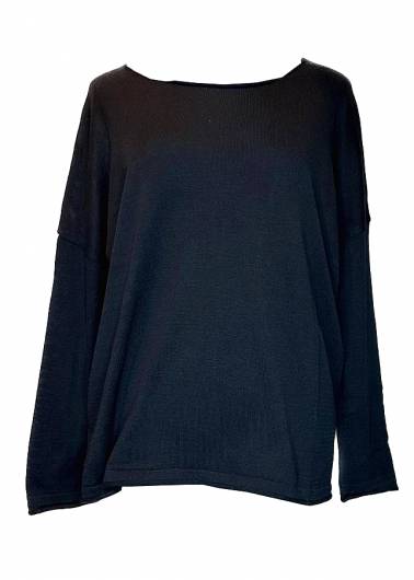 MOUTAKI - Γυναικεία μπλούζα Knit Sweater 24.KN1.08 Μαύρο