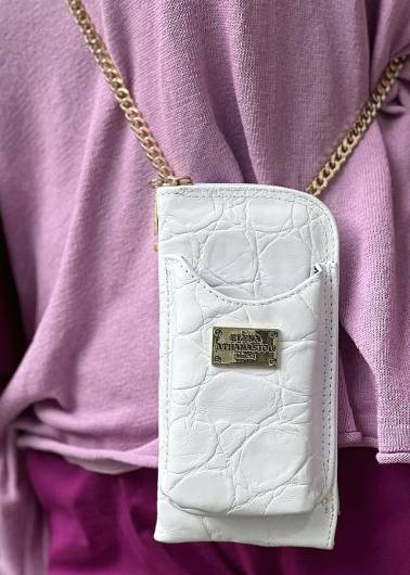 ELENA ATHANASIOU - Phone Case Wallet WHITE