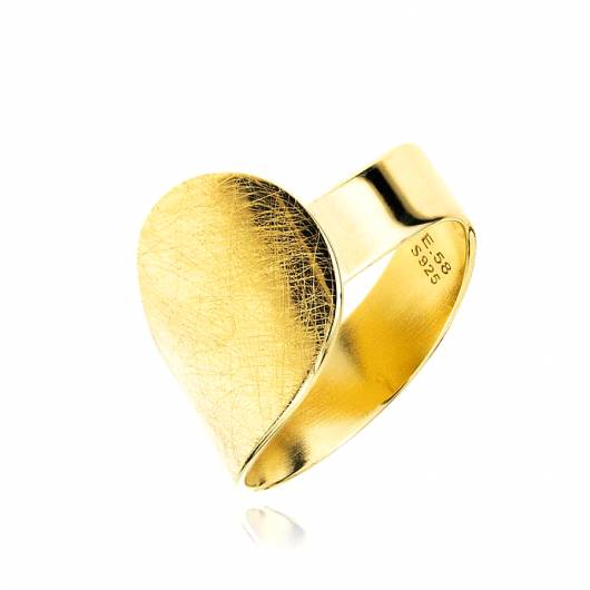 GREGIO - Γυναικείο Δαχτυλίδι Funky Metal GRS66438 Χρυσό