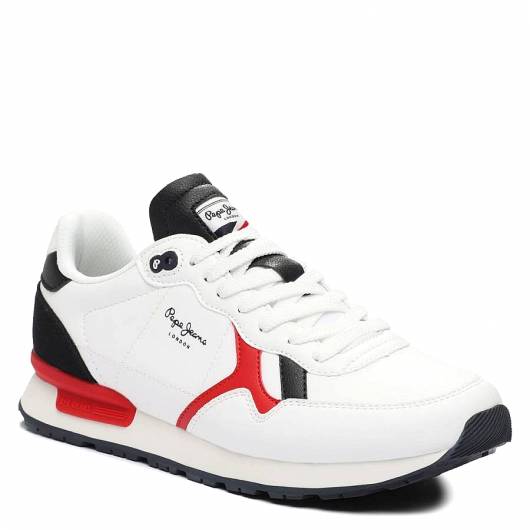 PEPE JEANS - Ανδρικά Sneaker Brit Basic M PMS30982 (800) White