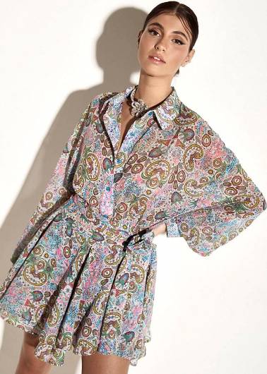 IRAIDA ETHEREAL - Γυναικεία Φούστα Sindra Wrap Mini Skirt Print