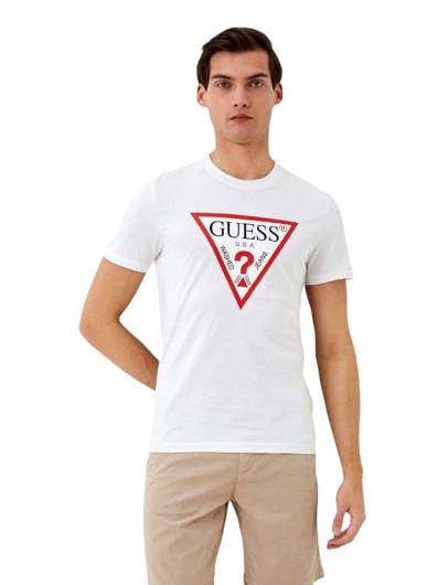 GUESS - Ανδρικό T-Shirt με τριγωνικό λογότυπο M2YI71I3Z14 G011