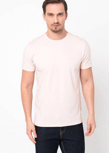 GUESS - Ανδρικό T-Shirt Basic Pima Tee M4GI70 KC9X0 (A61D) Ροζ