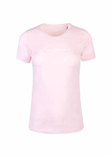 PEPE JEANS - Γυναικεία Μπλούζα New Virginia SS PL505202 (325) Ροζ