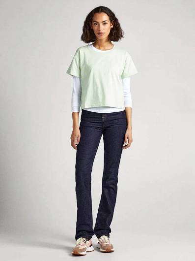 PEPE JEANS - Γυναικείο T-Shirt Aurore PL505580 (610) Bleach Green
