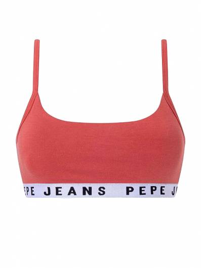 PEPE JEANS - Γυναικείο Σουτιέν Solid Str PLU10935 (217) Studio Red