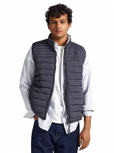 PEPE JEANS - Ανδρικό Γιλέκο Boswell Gillet PM402800 (933) Grey Marl