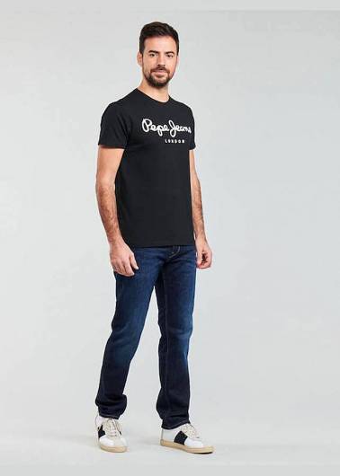 PEPE JEANS - Ανδρικό T-Shirt Original Stretch PM508210 (999) Μαύρο