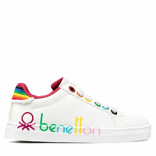BENETTON - Παιδικό Sneaker SWIFTLY BTK214102 White/Fucsia 1081