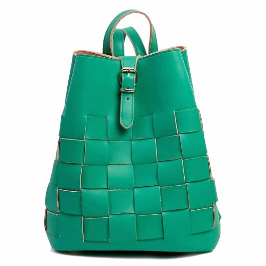 Elena Athanasiou -Straw backpack green