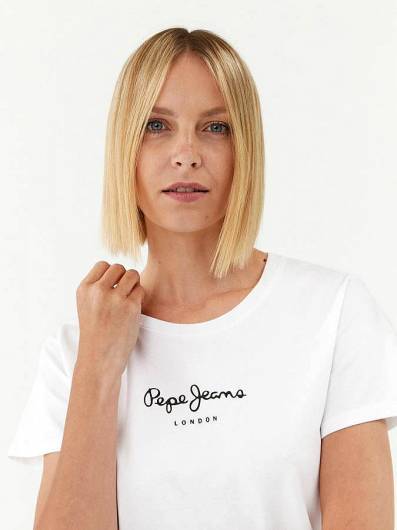 PEPE JEANS - Γυναικείο T-Shirt Wendys PL505710 (800) White