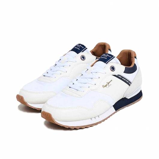 PEPE JEANS - Ανδρικό Sneaker London Court  PMS40003 (800) Λευκό